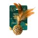 BONITAPET игрушка для кошек Яблочко с перьями, 5,8 см