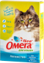 Омега Neo+ витаминизированное лакомство для кошек, для выведения шерсти из желудка, с ржаным солодом - 90 таблеток