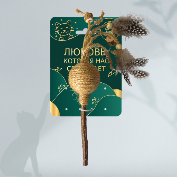 BONITAPET игрушка для кошек Леденец, 4,7x16 см