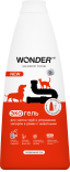 WONDER LAB экогель для чистки труб и устранения засоров в домах с животными - 1,1 л