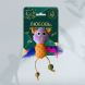 BONITAPET игрушка для кошек Сова с перьями, 10 см