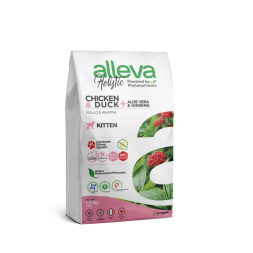 Alleva Holistic Kitten сухой корм для котят с курицей и уткой, алое вера и женьшенем - 1,5 кг