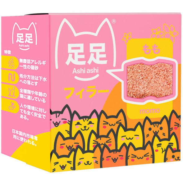 ASHi ASHi momo наполнитель комкующийся - 2,2 кг