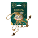 BONITAPET игрушка для кошек Сова на веревочке, 23,5x6,5 см