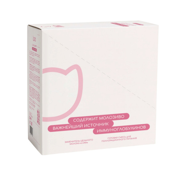 Lora Kitten Milk заменитель цельного молочка для котят и кошек с молозивом - 1 уп (30 г х 14 саше)