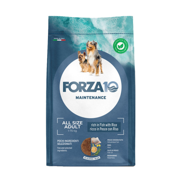 Forza10 Maintenance Adult All Size сухой корм для взрослых собак всех пород с рыбой и рисом - 2 кг