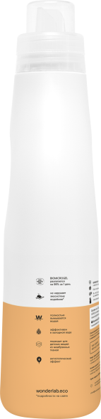 WONDER LAB экогель для стирки детских вещей, цветы хлопка - 1 л