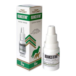 ПОЛИСЕПТИН капли ушные антисептические для кошек и собак - 10 мл