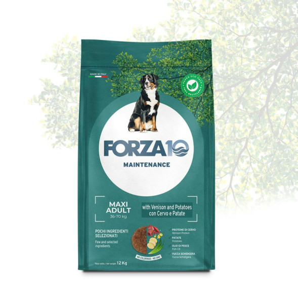 Forza10 Maintenance Maxi Adult сухой корм для взрослых собак крупных пород с олениной и картофелем - 12 кг