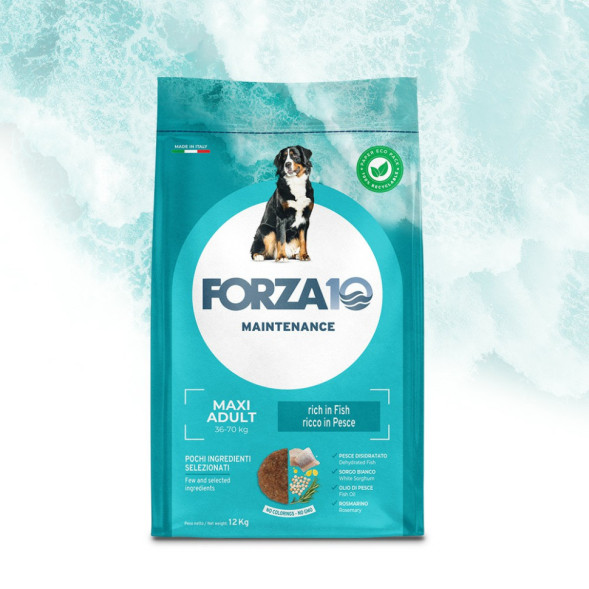 Forza10 Maintenance Maxi Adult сухой корм для взрослых собак крупных пород с рыбой - 12 кг
