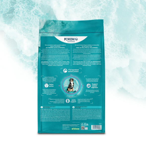 Forza10 Maintenance Maxi Adult сухой корм для взрослых собак крупных пород с рыбой - 12 кг