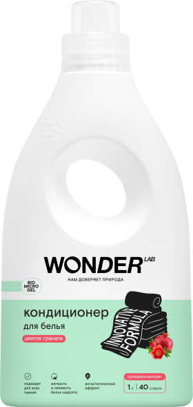 WONDER LAB кондиционер для белья, цветок граната - 1 л