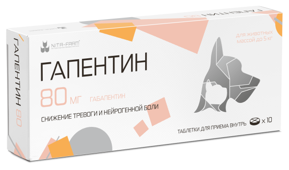 Гапентин 80 мг - 10 таблеток