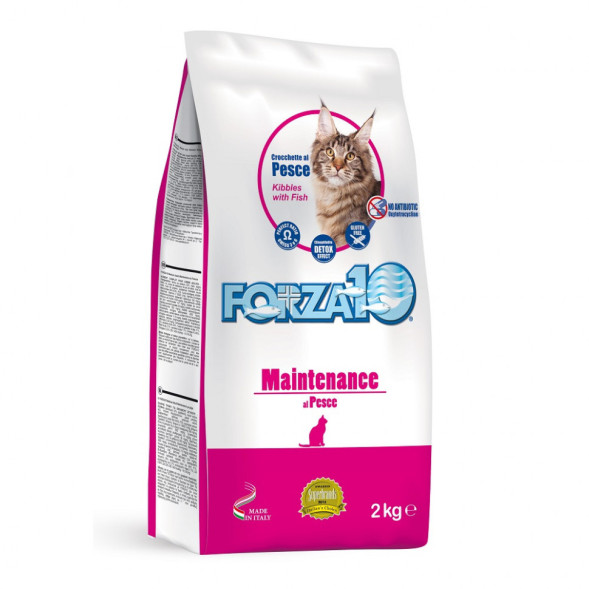 Forza10 Maintenance Pesce сухой корм для взрослых кошек на основе рыбы - 2 кг