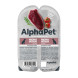 AlphaPet Superpremium Monoprotein влажный корм для взрослых собак всех пород с уткой в соусе, в ламистерах - 100 г