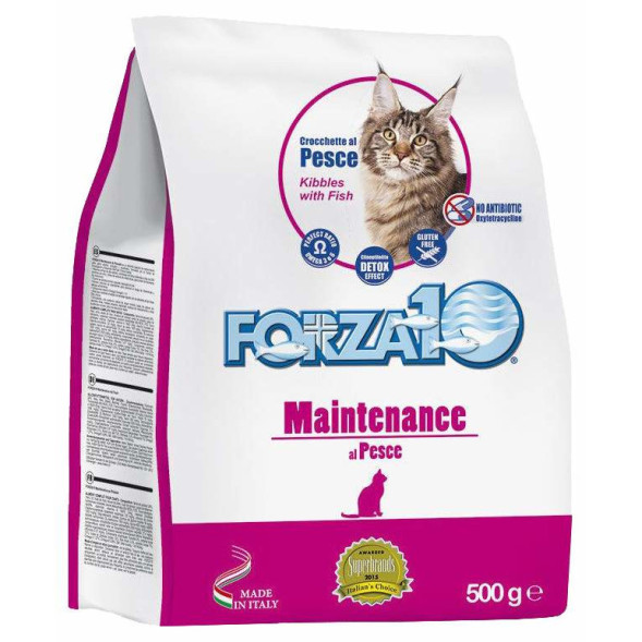 Forza10 Maintenance Pesce сухой корм для взрослых кошек на основе рыбы - 500 г