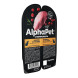 AlphaPet Superpremium влажный корм для взрослых стерилизованных кошек с индейкой и брусникой в соусе, в ламистерах - 80 г