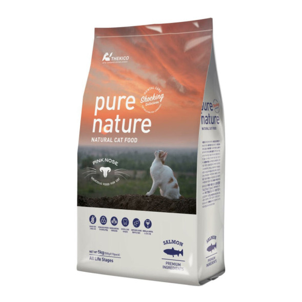 Pure Nature сухой беззерновой корм для кошек с лососем - 5 кг
