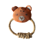 BONITAPET игрушка для собак Медвежонок с кольцом, 12,5х20 см