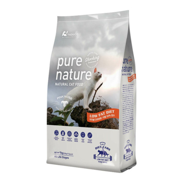 Pure Nature сухой беззерновой корм для кошек, контроль веса - 5 кг