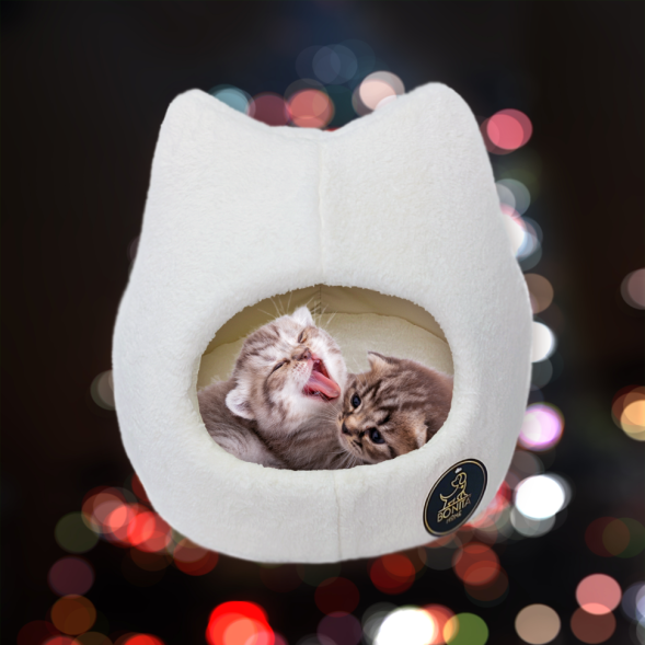 BONITAPET домик Кики, для животных, молочный, 45х45х42 см