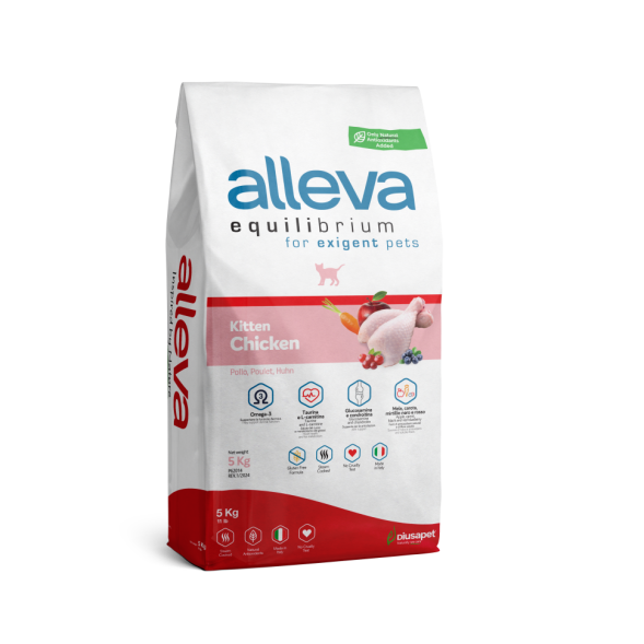 Alleva Equilibrium Chicken Kitten сухой корм для котят с курицей - 5 кг