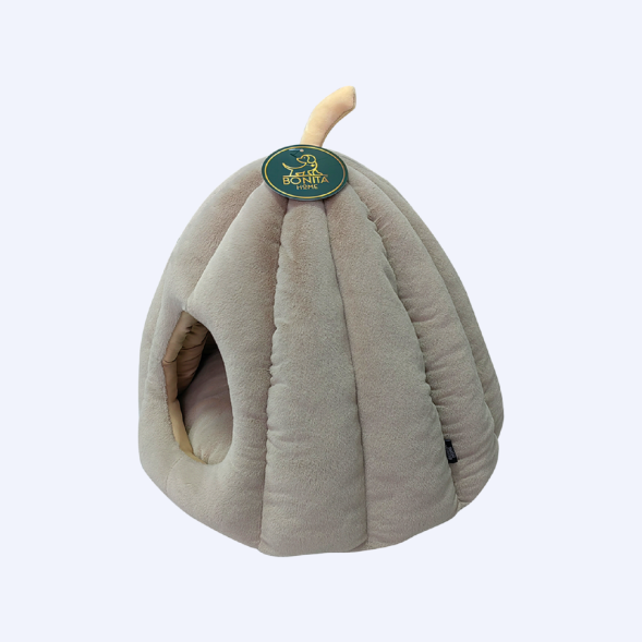 BONITAPET домик Лили, для животных, серо-бежевый, 48х48х35 см