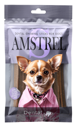 Amstrel Dental жевательное лакомство для собак мелких пород, размер S - 150 г