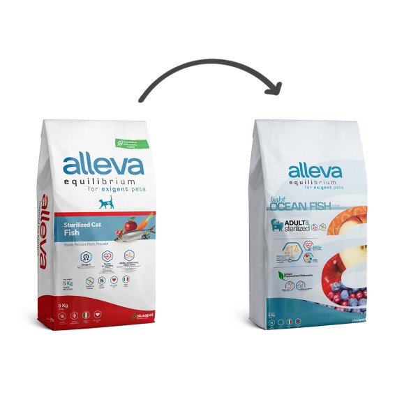Alleva Equilibrium Fish Sterilized Cat сухой корм для взрослых стерилизованных кошек с рыбой - 5 кг