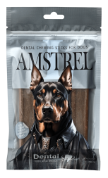 Amstrel Dental жевательное лакомство для собак крупных пород, размер L - 150 г