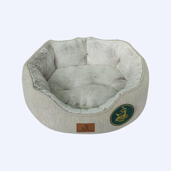 BONITAPET лежанка Тори для животных, бежевая, 48х42х16 см