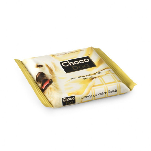 Choco Dog лакомство для собак шоколад белый - 85 г