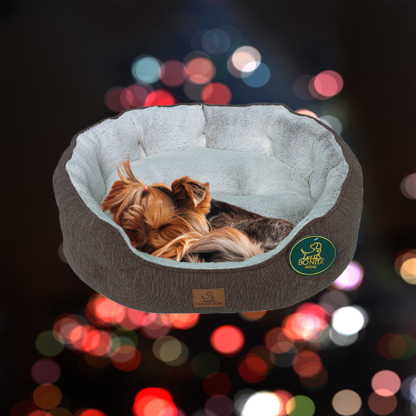 BONITAPET лежанка Тори для животных, коричневая, 72х62х20 см