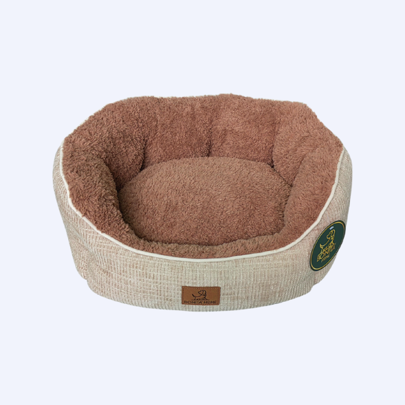 BONITAPET лежанка Луна для животных, бежевая, 50х40х20 см