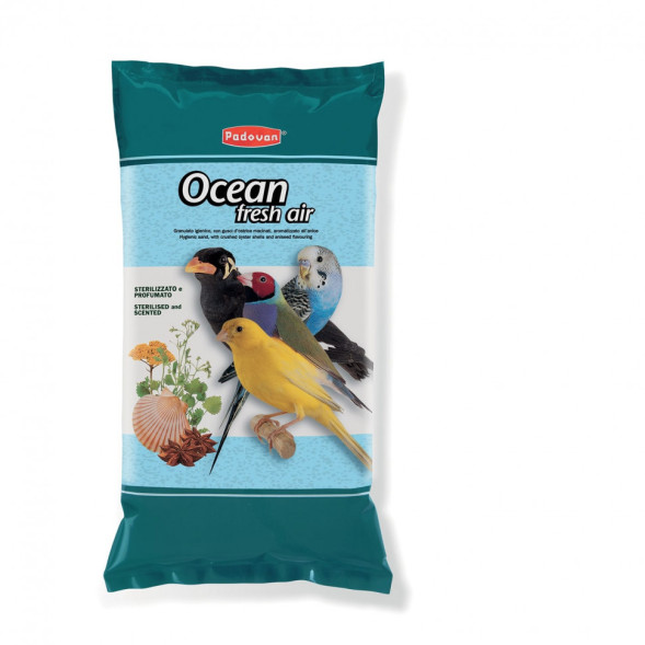 Padovan Ocean Fresh Air минеральная добавка декоративных птиц био-песок - 5 кг