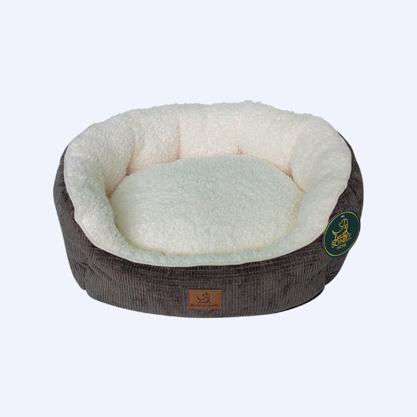 BONITAPET лежанка Луна для животных, коричневая, 60х50х22 см