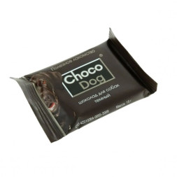 Choco Dog лакомство для собак шоколад темный - 15 г
