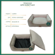 BONITAPET лежанка Гэрри для животных, темно-бежевая, 60х52х18 см