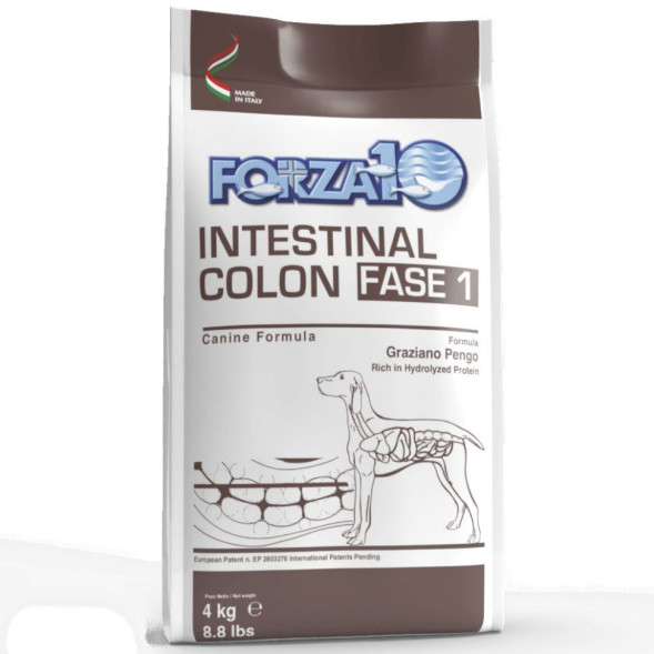 Forza10 Active Intestinal Colon Fase 1 сухой корм для взрослых собак с хроническими колитами с рыбой - 4 кг