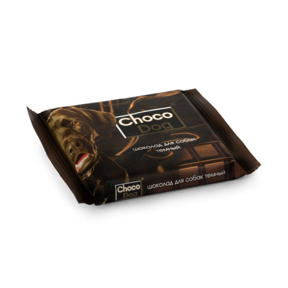 Choco Dog лакомство для собак шоколад темный - 85 г
