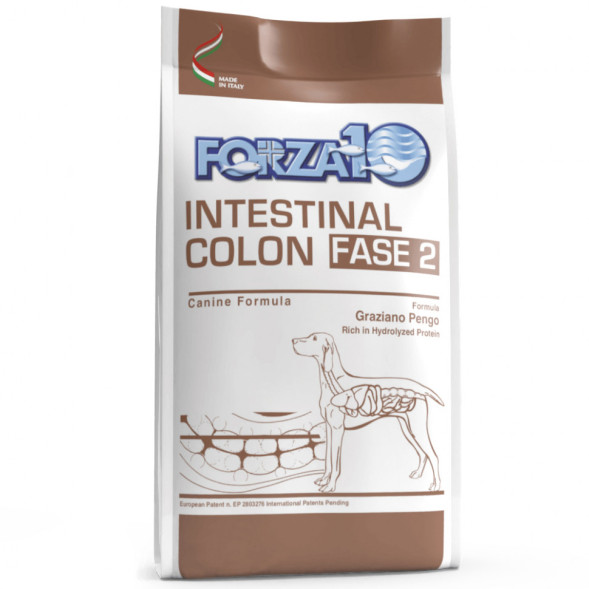 Forza10 Active Intestinal Colon Fase 2 сухой корм для взрослых собак с хроническими колитами с рыбой  - 10 кг