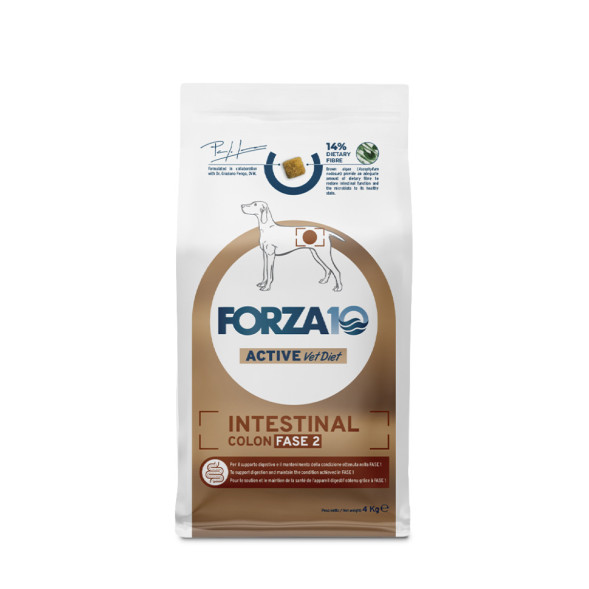 Forza10 Active Intestinal Colon Fase 2 сухой корм для взрослых собак с хроническими колитами с рыбой  - 4 кг