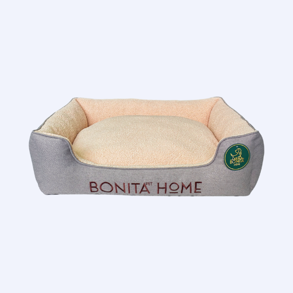 BONITAPET лежанка Альта для животных, серо-голубая, 50х43х17 см