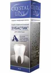 Crystal Line Зубастик спрей стоматологический для кошек и собак - 30 мл