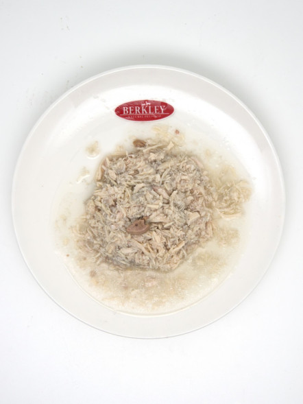 Berkley №5 влажный корм для взрослых кошек, курица с печенью в соусе, в консервах - 85 г