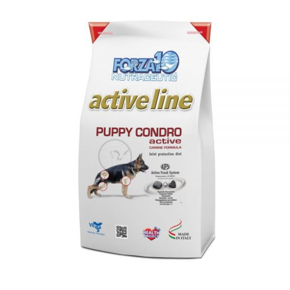Forza10 Active Puppy Condro сухой корм для щенков всех пород с проблемами опорно-двигательного аппарата - 10 кг