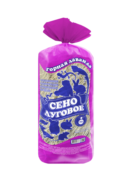 Уют гигиеническая подстилка для грызунов &quot;Сено Луговое&quot;, горная лаванда - 20 л