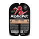 AlphaPet Superpremium влажный корм для взрослых стерилизованных кошек с ягненком и сердцем в желе, в ламистерах - 80 г