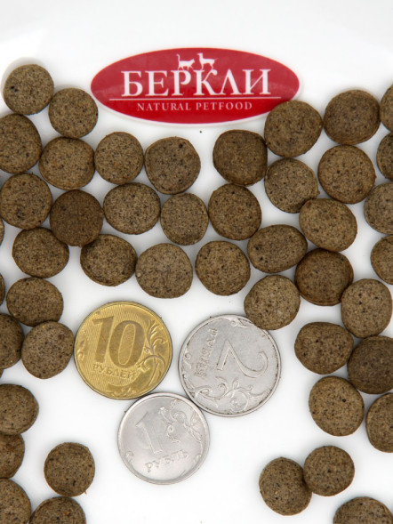 Berkley №6 сухой корм для взрослых собак мелких и средних пород, с говядиной и рисом - 600 г