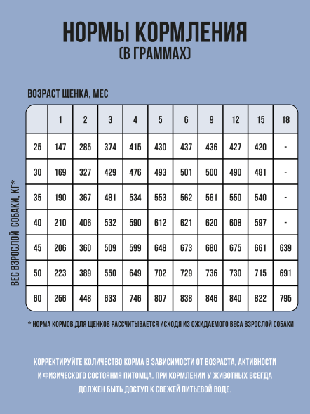 BOWL WOW сухой корм для щенков крупных пород с ягненком, индейкой, рисом и добавлением черники - 800 г